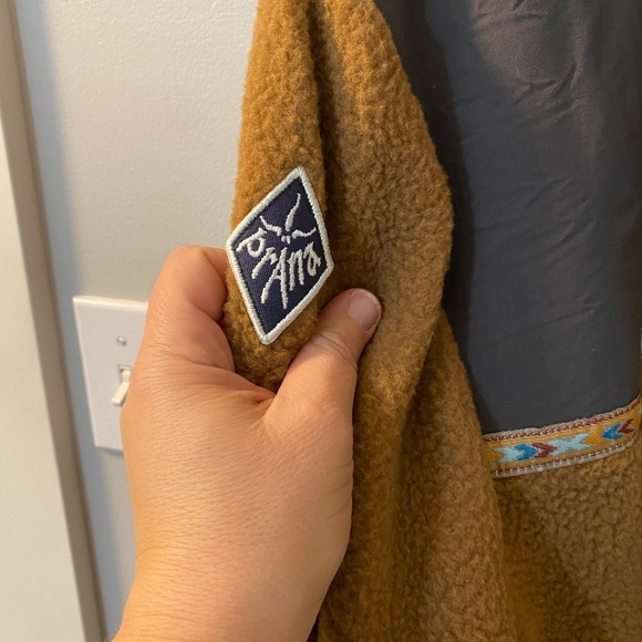 Prana Hurricane F2 unisex fleece jacket size medium. 90’s. Sepia color (brown) - Picture 7 of 10